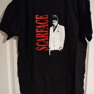 Vintage Scarface Tony Montana Cotton Graphic T-Shirt "M"